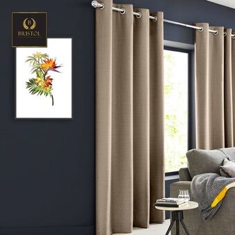 OneDayOnly California block out eyelet double woven curtain offer