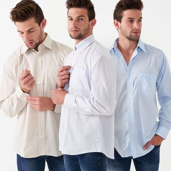 OneDayOnly Men's cotton blend long sleeve shirt offer