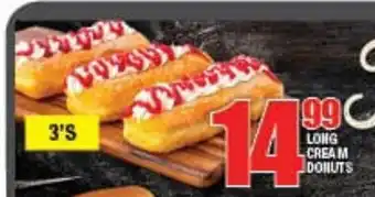 Choppies Long Cream Donuts offer