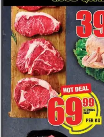 Choppies Stewing Beef per kg offer