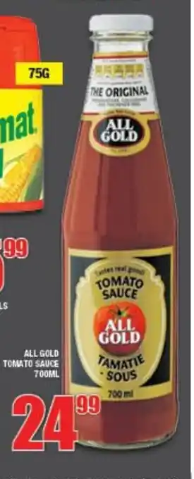 Choppies All Gold Tomato Sauce 700ml offer