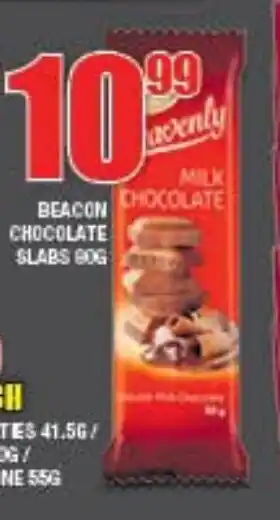 Choppies Beacon Chocolate Slabs 80g offer