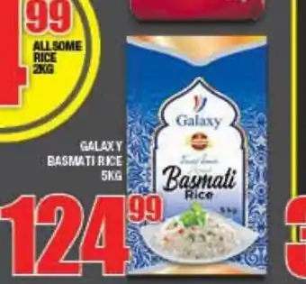 Choppies Galaxy Basmati Rice 5kg offer