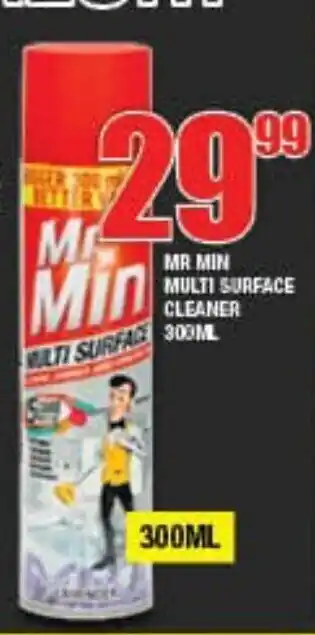 Choppies Mr. Min Multi Surface Cleaner 300mL offer