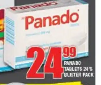 Panado Tablets 24's Blister Pack
