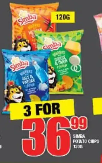 Simba Potato Chips 120g