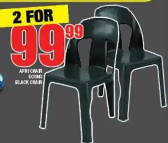 Choppies Afri Chair Econo Black Chair offer