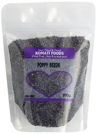 Faithful to Nature Komati poppy seeds offer