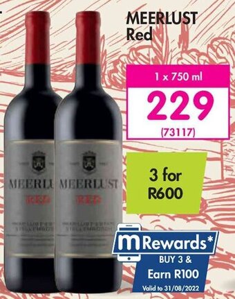 Makro Meerlust Red 750ml offer