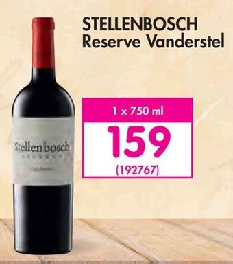 Makro Stellenbosch Reserve Vanderstel 750ml offer