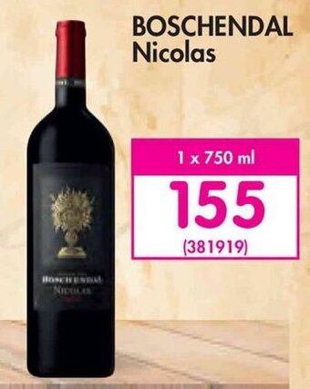 Makro Boschendal Nicolas 750ml offer