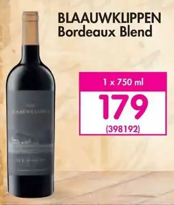 Blaauwklippen Bordeaux Blend 750ml