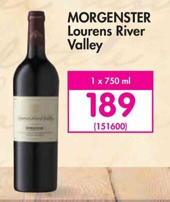 Makro Morgenster Lourens River Valley 750ml offer