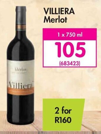 Makro Villiera Merlot 750ml offer