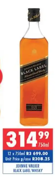 Johnnie Walker Black Label Whisky