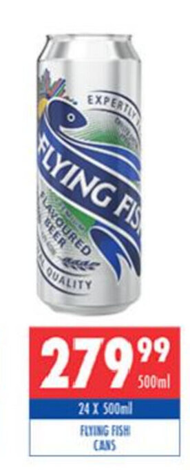 Ultra Liquors Flying Fish Cans 24x500ml offer