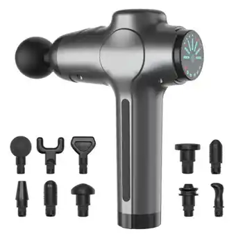 7 speed lcd display deep tissue massage gun