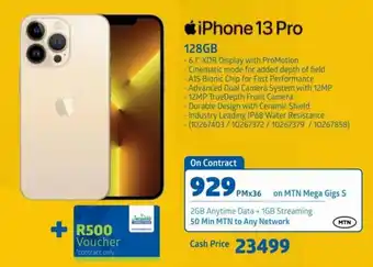 Incredible Connection iPhone 13 Pro 128GB offer