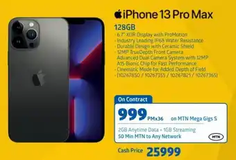 Incredible Connection iPhone 13 Pro Max 128GB offer