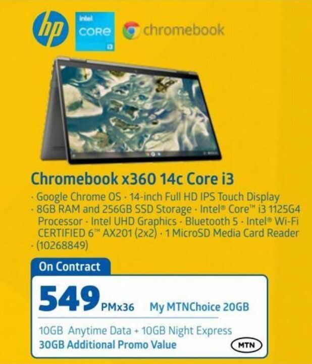 HP Chromebook x360 14c Core i3 PMx36 offer at Incredible Connection