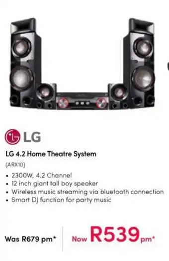 Teljoy LG 4.2 Home Theatre System offer