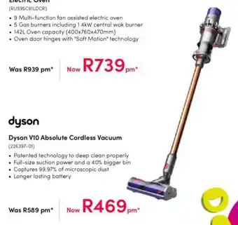 Teljoy Dyson V10 Absolute Cordless Vacuum offer