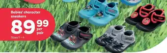 PEP Babies' character sneakers offer
