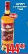 Boxer Superstores Klipdrift Export Brandy-750ml offer