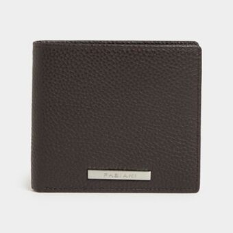 Pebbled leather wallet