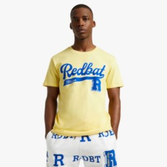 Sportscene Redbat athletics men's yellow t-shirt offer
