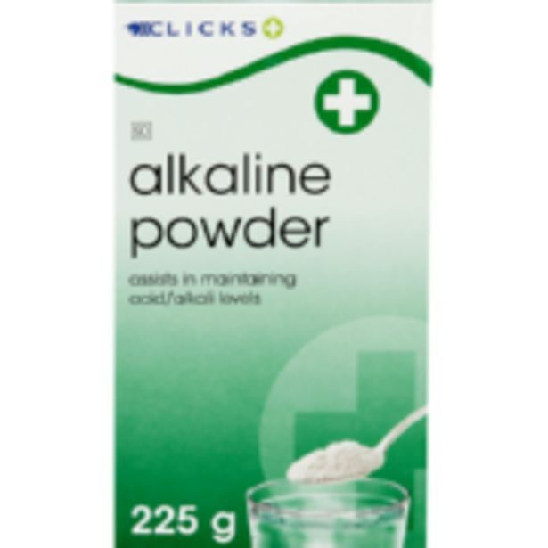 Alkaline powder 225g offer at Clicks