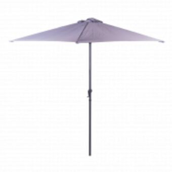 Parasol umbrella 2.7m light grey