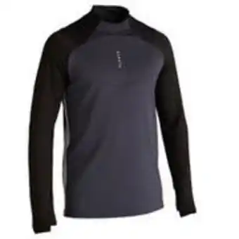 Decathlon T500 adult 1/2 zip football training sweatshirt - carbon black offer