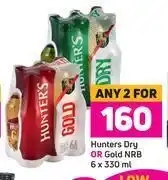 Game Hunters dry or gold nrb-for any 2 x 6 x 330ml offer