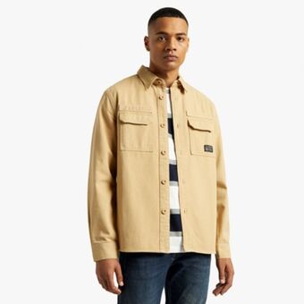 Denim di lusso twill overshirt