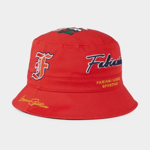 Fls badges bucket hat offer at Fabiani