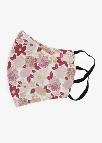Print satin face mask