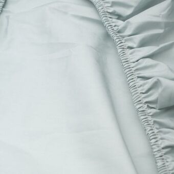 200 thread count 100% cotton duck egg fitted sheet