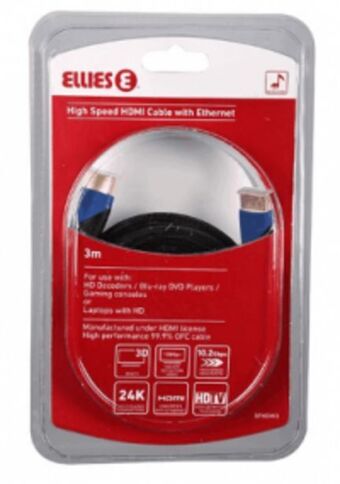 Ellies hdmi high speed cable 3m