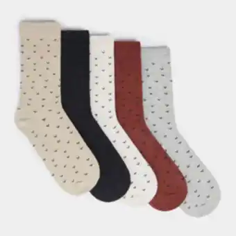 Mkm multicolour 5pk tonal socks