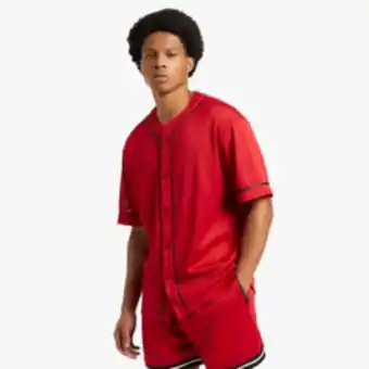 Markham Mkm red/black basketball co-ord shirt offer