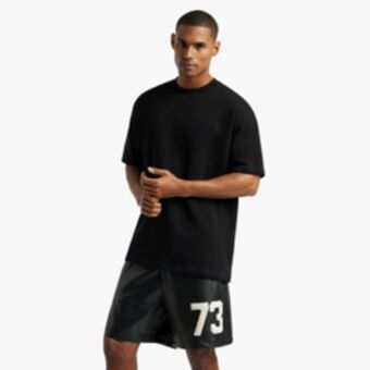 Markham Mkm black pu basketball short offer