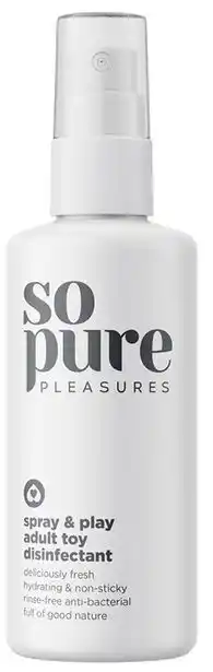 Sopure pleasures adult toy disinfectant