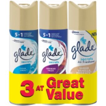 HiFi Corp Glade secrets triple pack 3x180ml offer