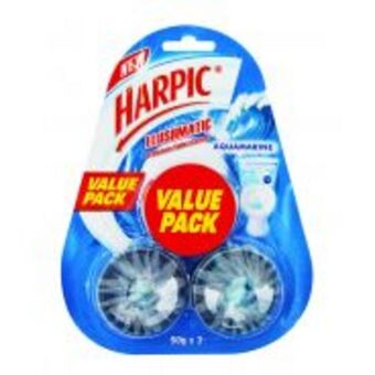 HiFi Corp Harpic flushmatic blocks in cistern toilet cleaner aquamarine - 50g offer