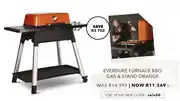 Everdure Furnace BBQ Gas & Stand Orange