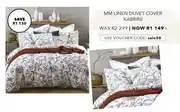 MM Linen Duvet Cover Kabrini