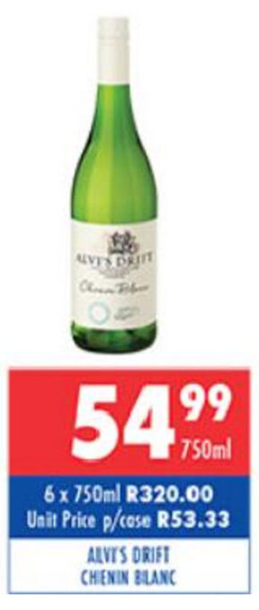 Alvi's Drift Chenin Blanc 750ml