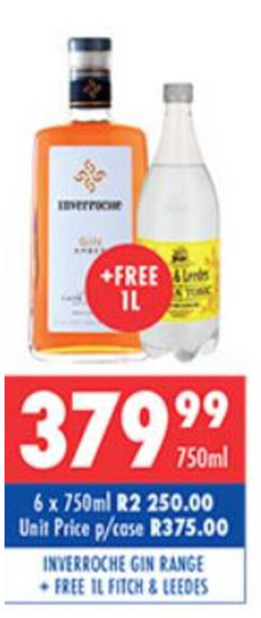 Ultra Liquors Inverroche Gin Range 750ml offer