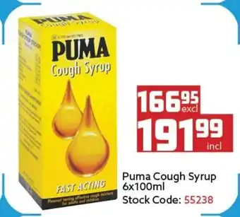 Africa Cash and Carry Puma Cough Syrup 6 x 100ml offer